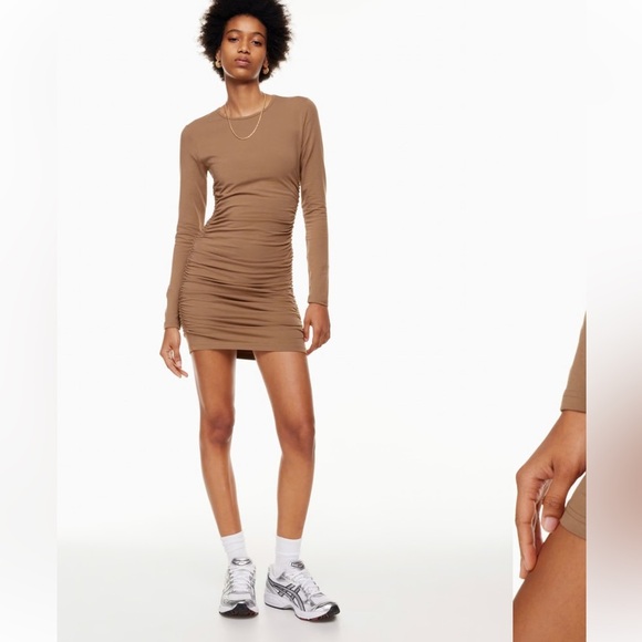 Aritzia TNA Malibu Chill Dress GREY - Picture 1 of 6